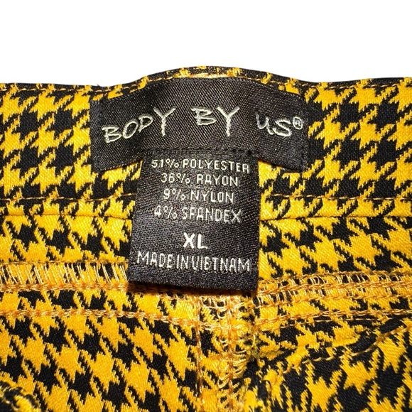 Women’s Body by US yellow & black houndstooth print size‎ XL - Picture 4 of 14
